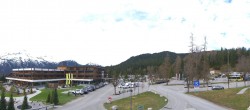 Archiv Foto Webcam Ehrwald: Talstation Tiroler Zugspitzbahn 13:00