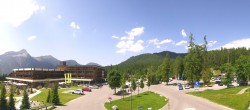 Archiv Foto Webcam Ehrwald: Talstation Tiroler Zugspitzbahn 13:00