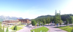 Archiv Foto Webcam Ehrwald: Talstation Tiroler Zugspitzbahn 07:00