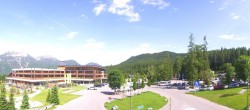 Archiv Foto Webcam Ehrwald: Talstation Tiroler Zugspitzbahn 09:00