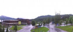 Archived image Webcam Ehrwald - Base Station Zugspitzbahn 05:00