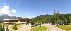 Archiv Foto Webcam Ehrwald: Talstation Tiroler Zugspitzbahn 11:00