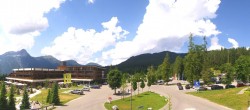 Archiv Foto Webcam Ehrwald: Talstation Tiroler Zugspitzbahn 13:00