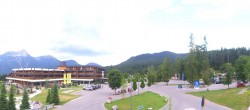 Archiv Foto Webcam Ehrwald: Talstation Tiroler Zugspitzbahn 15:00