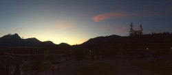 Archiv Foto Webcam Ehrwald: Talstation Tiroler Zugspitzbahn 21:00