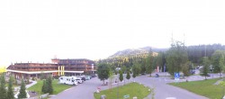 Archiv Foto Webcam Ehrwald: Talstation Tiroler Zugspitzbahn 01:00