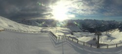 Archiv Foto Webcam Diedamskopf: Panorama Bergstation Seilbahn 07:00