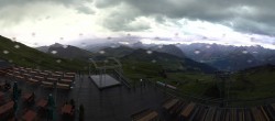 Archiv Foto Webcam Diedamskopf: Panorama Bergstation Seilbahn 06:00