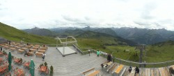 Archiv Foto Webcam Diedamskopf: Panorama Bergstation Seilbahn 11:00