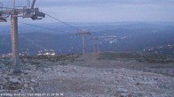 Archived image Webcam Trysil: Chair Lift Skihytta Ekspress Top Station 23:00