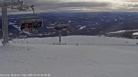 Archived image Webcam Trysil: Chair Lift Skihytta Ekspress Top Station 09:00