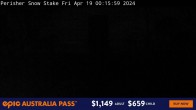 Archived image Perisher: Snow Stake Webcam 23:00