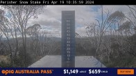 Archived image Perisher: Snow Stake Webcam 09:00