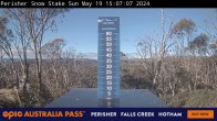 Archived image Perisher: Snow Stake Webcam 14:00