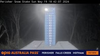Archived image Perisher: Snow Stake Webcam 17:00