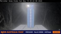 Archived image Perisher: Snow Stake Webcam 19:00