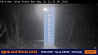 Archived image Perisher: Snow Stake Webcam 21:00