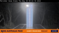 Archived image Perisher: Snow Stake Webcam 23:00
