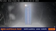 Archiv Foto Webcam Perisher: Neuschnee Snow Stake 23:00