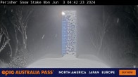 Archiv Foto Webcam Perisher: Neuschnee Snow Stake 03:00