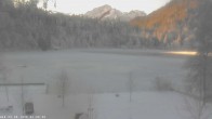 Archived image Webcam View Freibergsee near Oberstdorf 09:00