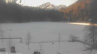 Archived image Webcam View Freibergsee near Oberstdorf 09:00