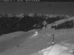 Archiv Foto Webcam Saalbach: Ausblick von der Seidl-Alm 23:00