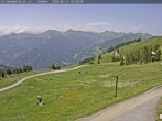 Archiv Foto Webcam Saalbach: Ausblick von der Seidl-Alm 09:00