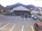 Archived image Webcam Stuben: View Hotel Après Post 05:00