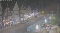 Archived image Webcam View from the Old Town Hall Celle 23:00