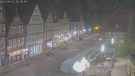 Archived image Webcam View from the Old Town Hall Celle 01:00