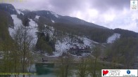 Archiv Foto Webcam Skigebiet Cerreto Laghi - Blick über die Skipisten 15:00