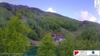 Archiv Foto Webcam Skigebiet Cerreto Laghi - Blick über die Skipisten 09:00