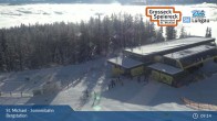 Archived image Webcam St. Michael - Top Station Sonnenbahn Gondola 08:00