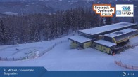 Archived image Webcam St. Michael - Top Station Sonnenbahn Gondola 16:00