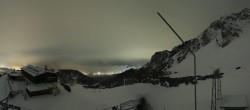 Archiv Foto Webcam Axamer Lizum: Ausblick Birgitzköpflhaus 23:00