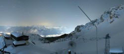 Archived image Webcam Axamer Lizum Ski Resort: View from Birgitzköpflhaus 01:00