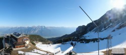 Archiv Foto Webcam Axamer Lizum: Ausblick Birgitzköpflhaus 07:00