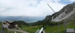 Archiv Foto Webcam Axamer Lizum: Ausblick Birgitzköpflhaus 13:00