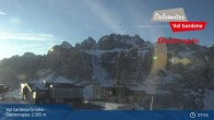 Archiv Foto Webcam Val Gardena - Dantercepies Bergstation 07:00