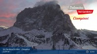 Archived image Webcam Val Gardena - Ciampinoi Top station 00:00