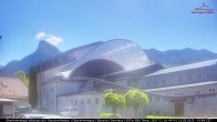 Archived image Webcam Live Pictures from the Zugspitz Region: Passion Theater Oberammergau 08:00