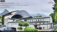 Archived image Webcam Live Pictures from the Zugspitz Region: Passion Theater Oberammergau 07:00