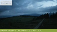 Archiv Foto Webcam Rodenecker Lüsner Alm im Eisacktal 03:00