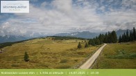 Archived image Webcam View from the mountaintop around Rodenecker Lüsner Alm 09:00