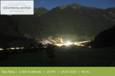 Archiv Foto Webcam Gitschberg Jochtal: Blick auf die Mittelstation Schilling 23:00