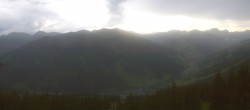 Archiv Foto Webcam Saalbach: Blick vom Kohlmaiskopf 17:00