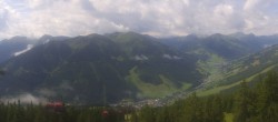 Archiv Foto Webcam Saalbach: Blick vom Kohlmaiskopf 09:00
