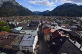 Archived image Webcam Karwendel Alps - Mittenwald Church 15:00