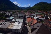 Archived image Webcam Karwendel Alps - Mittenwald Church 09:00